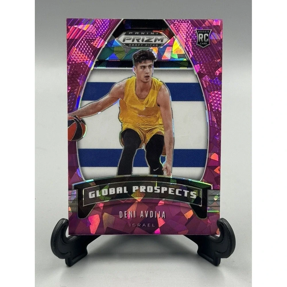 2020 Prizm Draft Picks‎ Deni Avdija Global Prospects Pink Cracked Ice #100